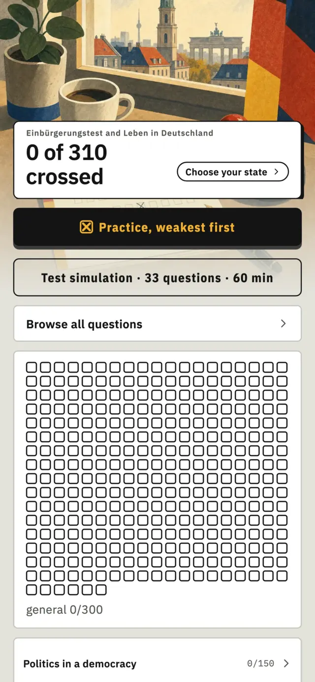 The citizenship test, complete and free