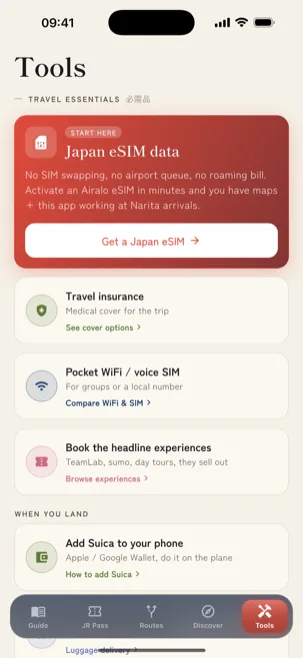 NipponGo travel essentials with eSIM data, pocket WiFi and add Suica to your phone